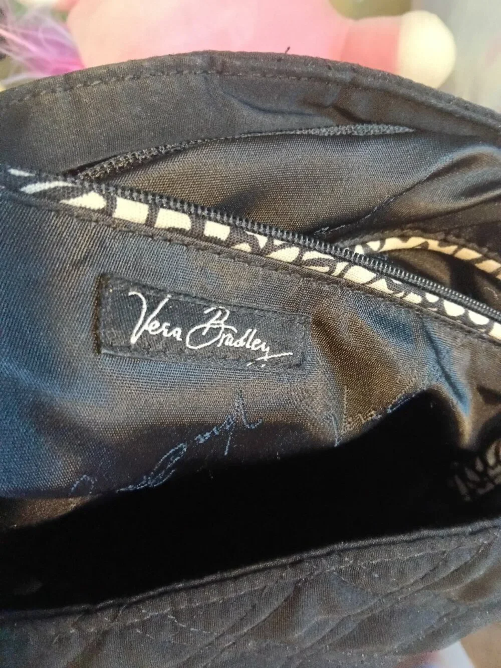Vera Bradley microfiber hobo bag